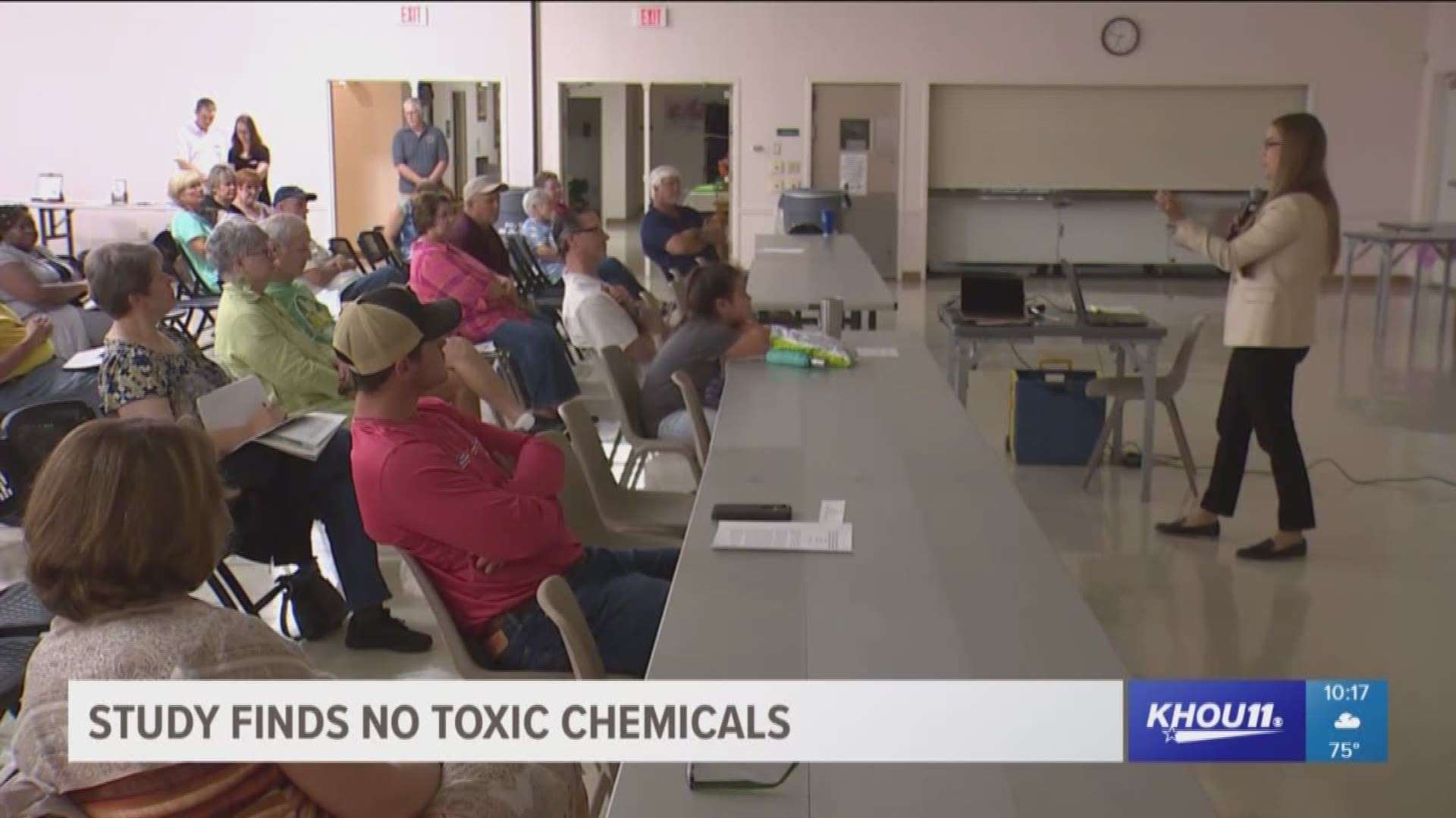 Harvey victims are getting a better understanding of the chemicals they were exposed to as they waded through floodwaters after results of a new study released Wednesday.