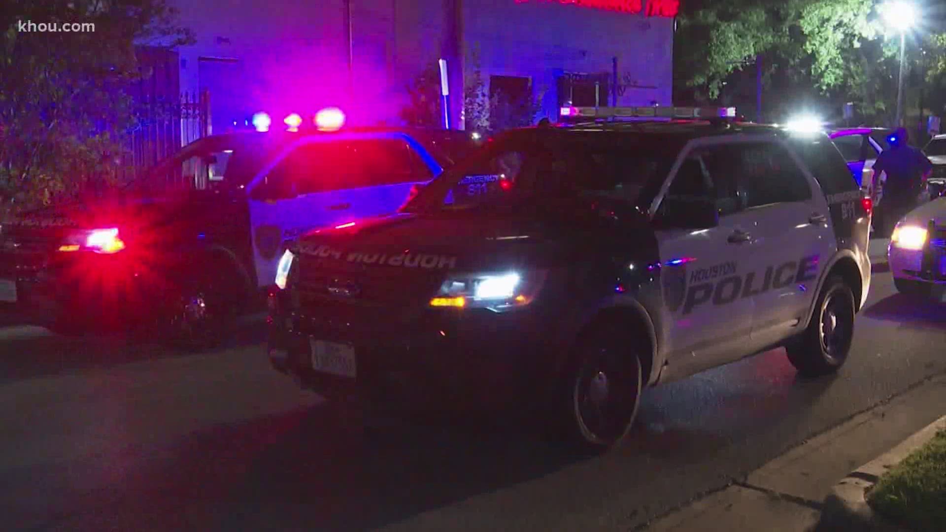 Houston police are investigating a shooting in Midtown that left four people injured, one critical.