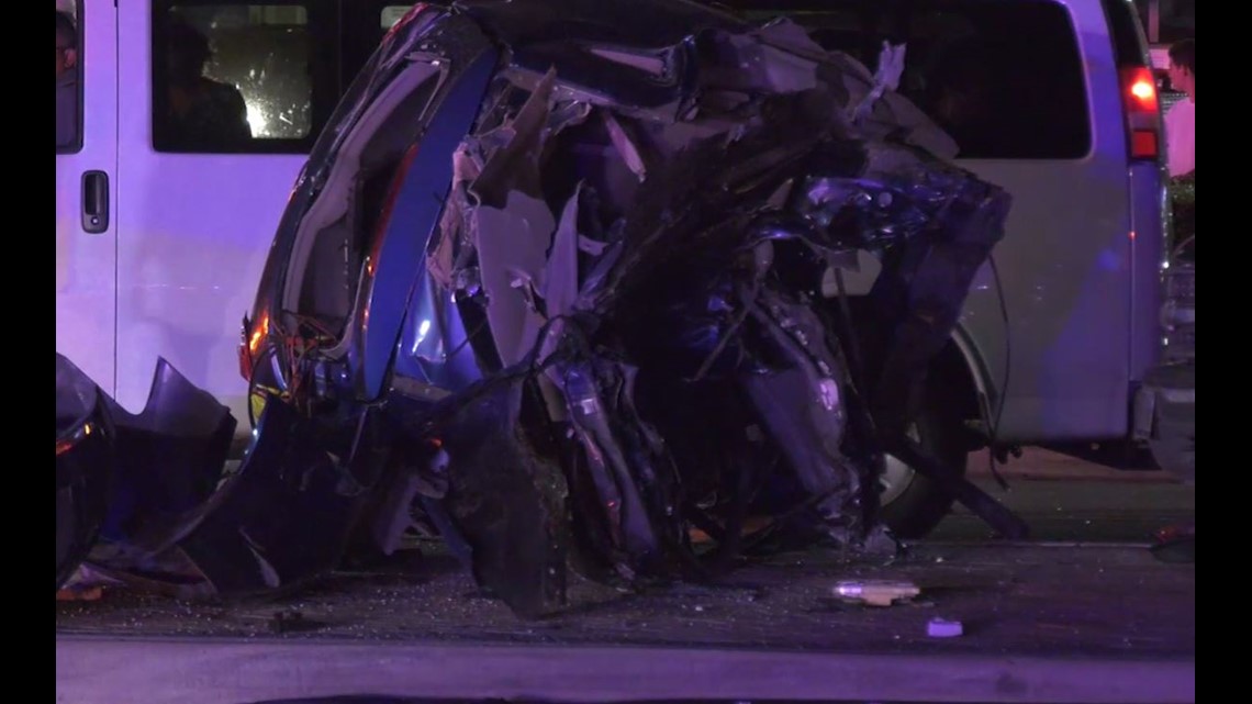 Photos: 1 killed when chase ends in crash along Katy Freeway | khou.com
