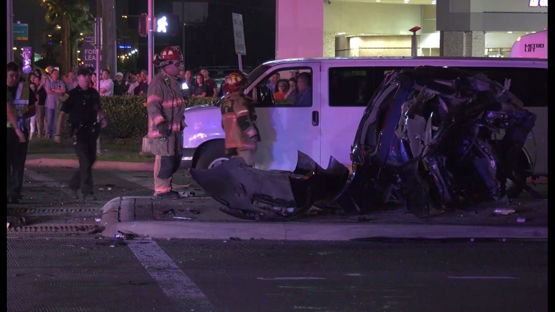 Photos: 1 killed when chase ends in crash along Katy Freeway | khou.com