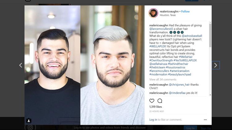Check out Lance McCullers Jr.'s new look!