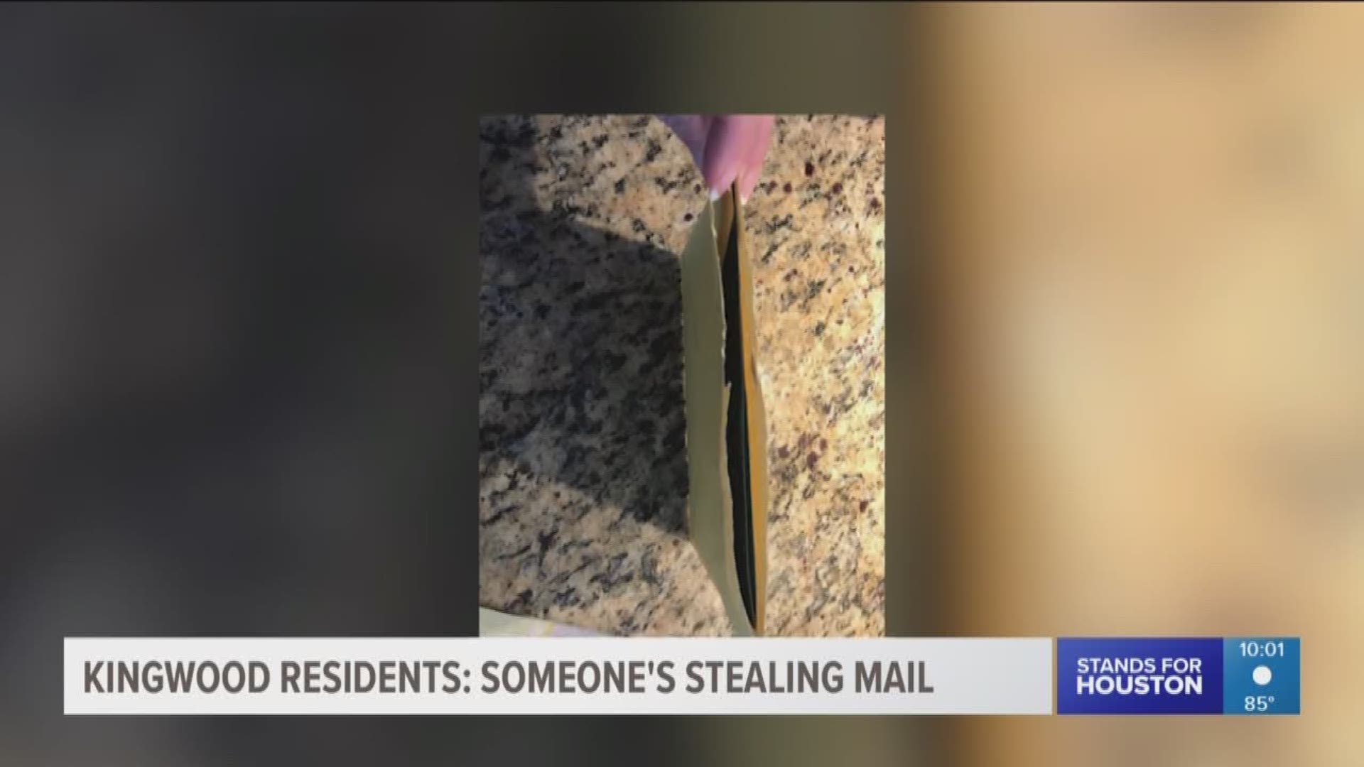 Kingwood residents believe someone is stealing their mail from their mailboxes. Some residents say they have found envelopes with birthday cards missing checks and cash. 