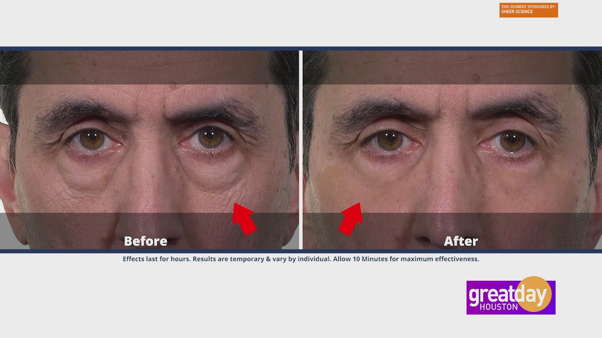 Plexaderm eliminates under-eye bags and face lines in less than 10 minutes.