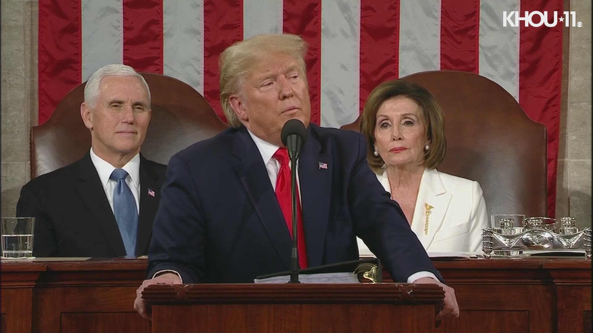 When President Donald Trump finished his State of the Union address on Tuesday night, House Speaker Nancy Pelosi ripped her copy of the speech.