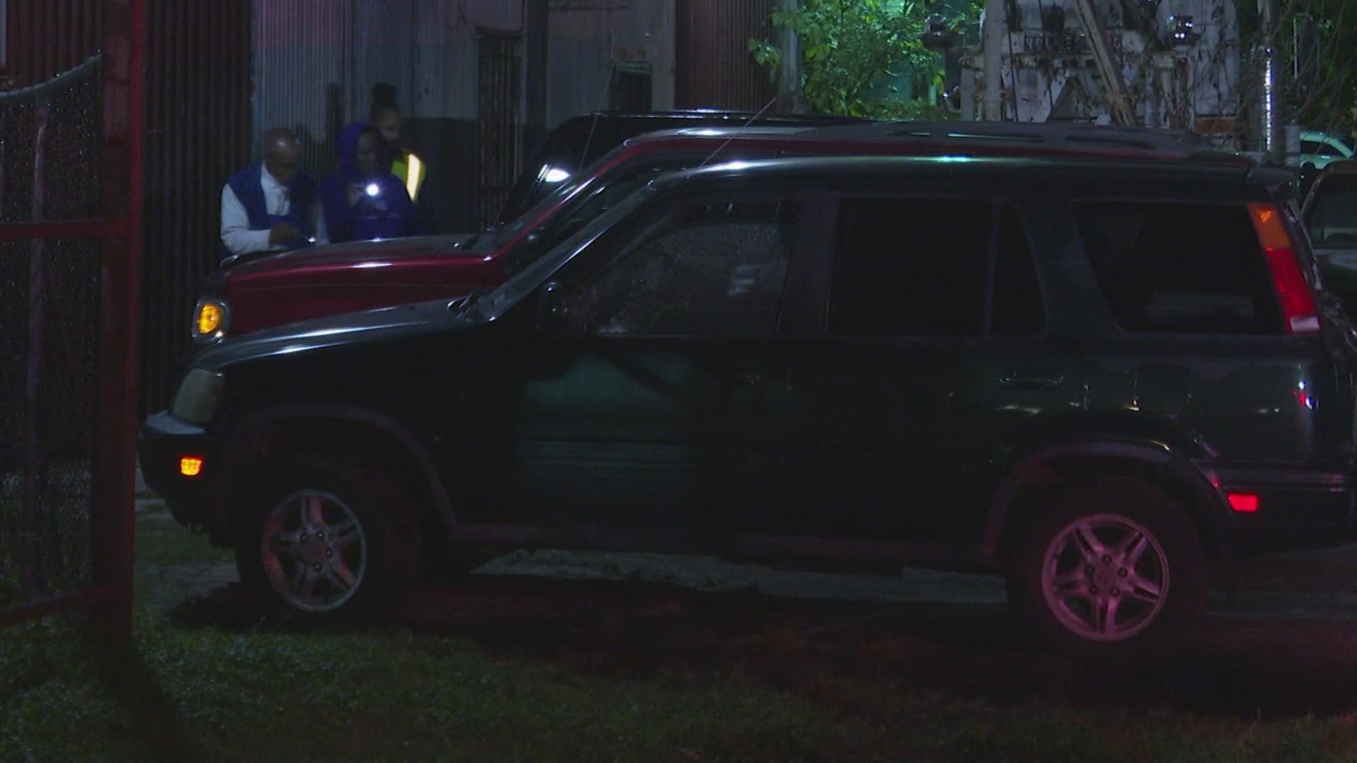 A man was shot in the stomach in a suspected road rage shooting in Houston's southside Tuesday night, police said.