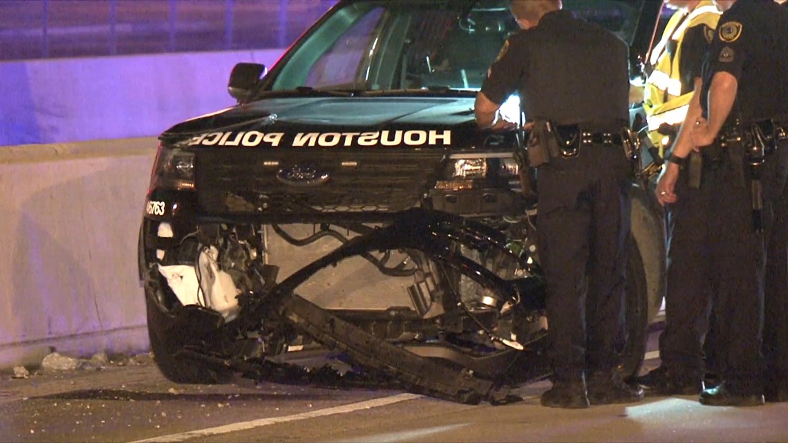 Photos: Suspected drunk driver slams into back of police SUV on East ...