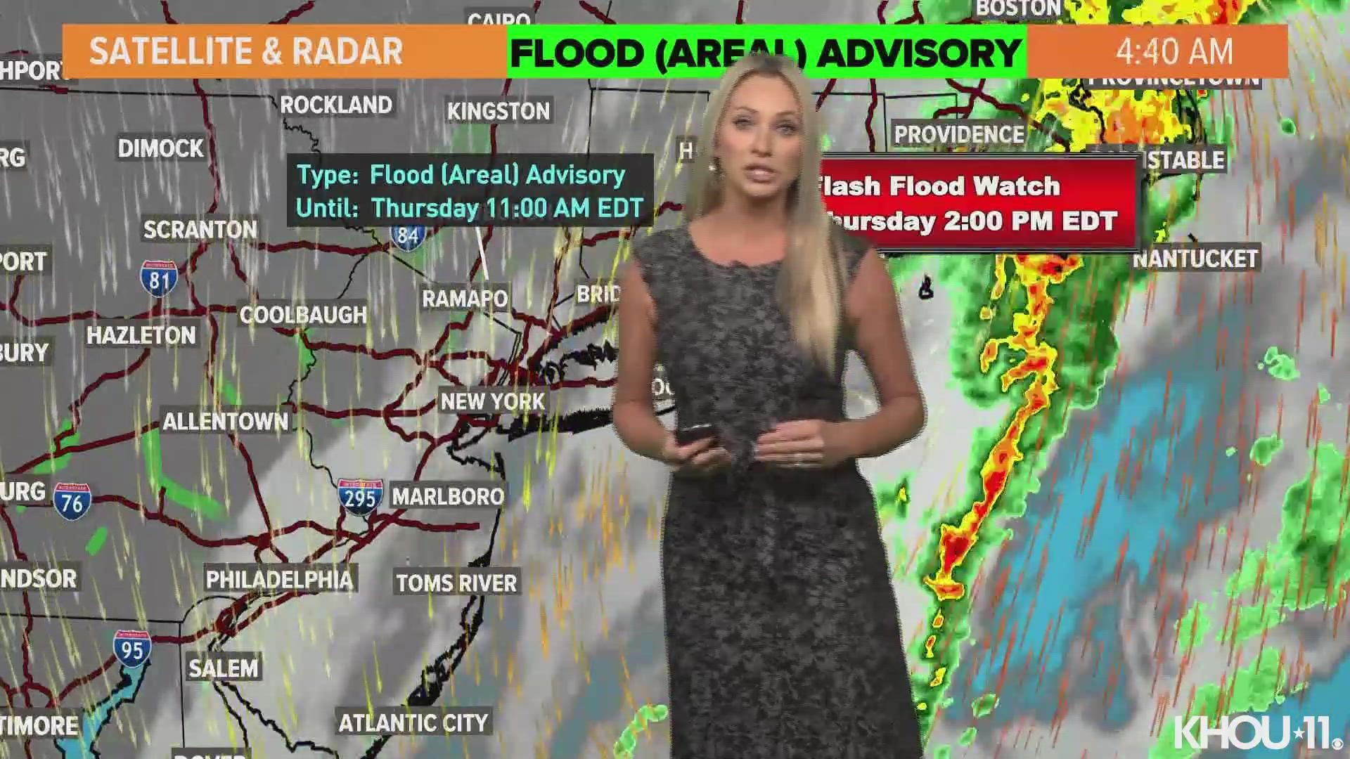 KHOU 11 Meteorologist Chita Craft explains what led to the extreme flooding in the Northeast United States.