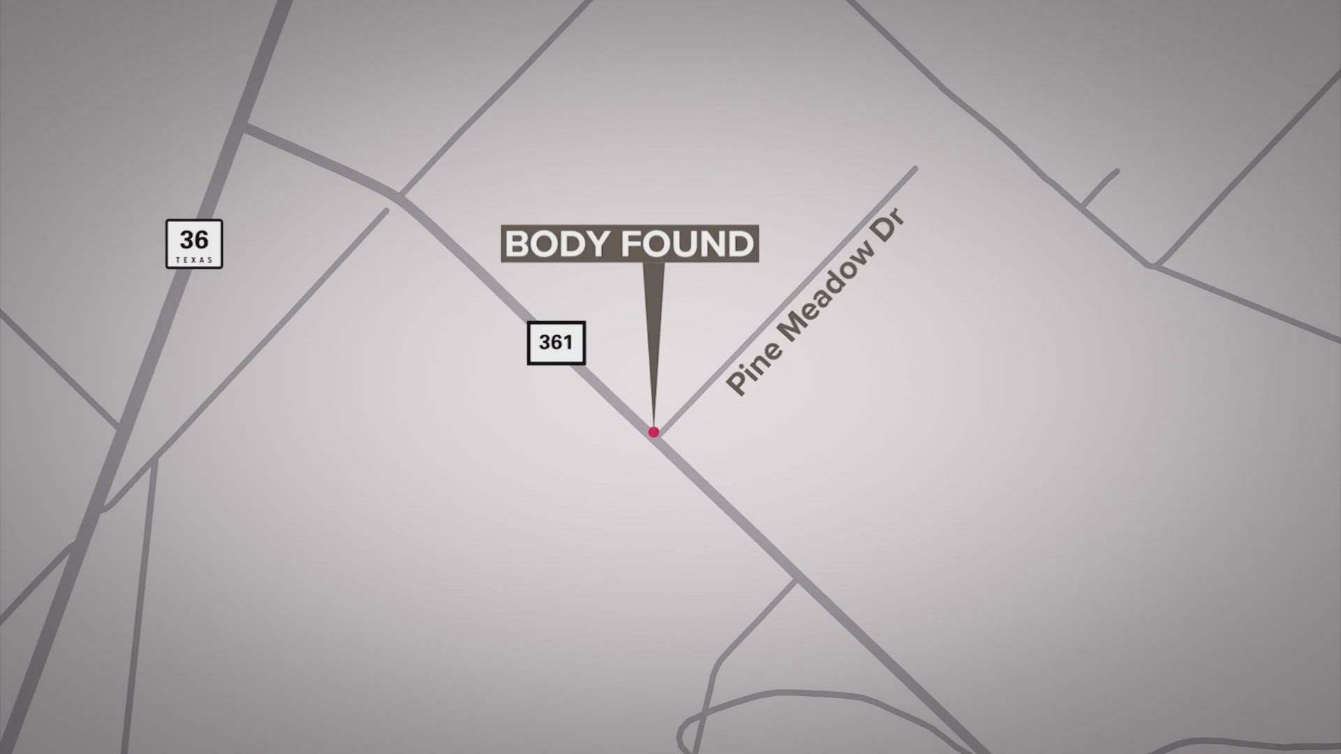 The workers found the body in a drainage ditch along FM 361 just off Highway 36. Investigators believe it could be a hit-and-run incident.