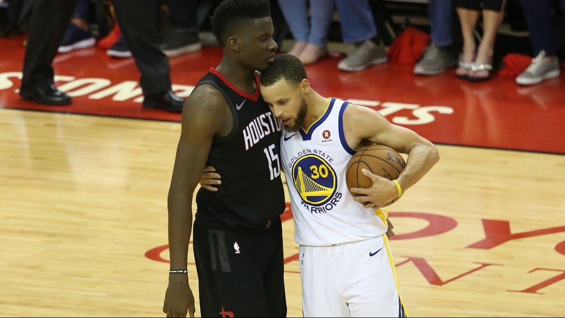 Warriors finish off Rockets, advance to NBA Finals