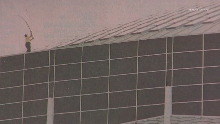 Strange but true: 'Big' Lou McEachern casts over the Astrodome roof