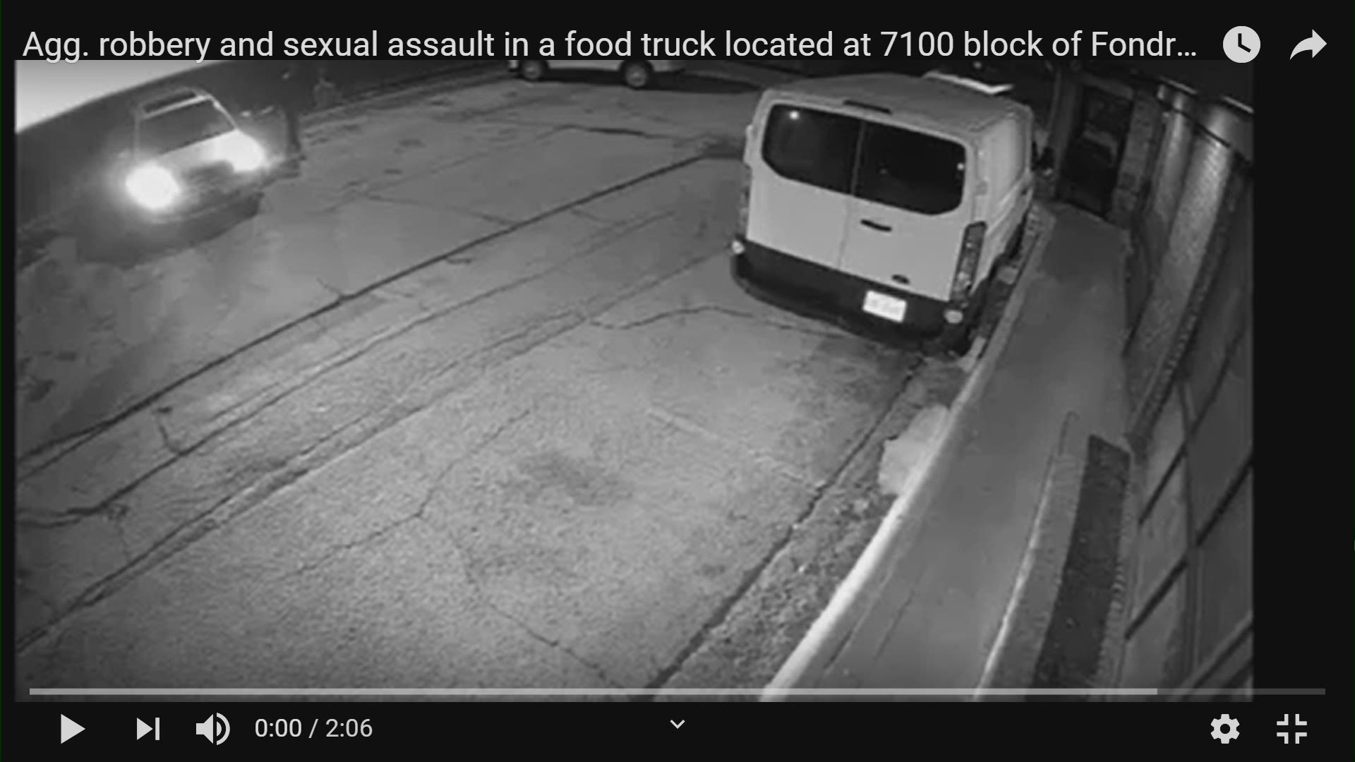 Video captured a robbery at the Antojitos Hondureños Latin food truck on Fondren Road in November 2019.