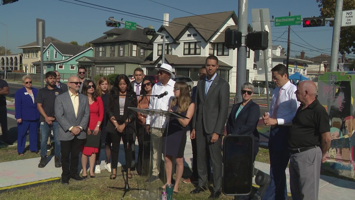 'We cannot bow down' | Houston leaders say they'll fight to save rainbow Pride crosswalks in Montrose