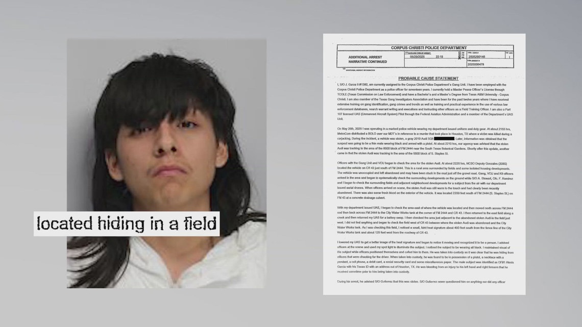 Man arrested in connection with deadly carjacking shooting in Houston should not have had a gun, court docs say