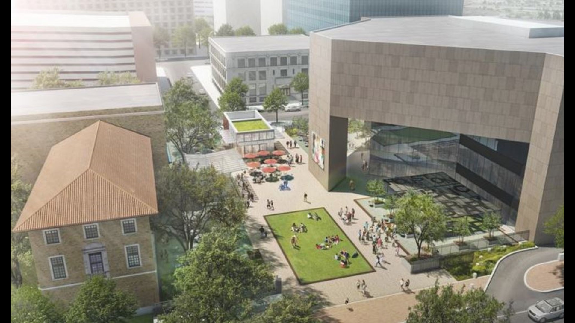 Houston Public Library's downtown plaza to undergo more renovations ...