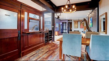Photos With Floor Made Of Pennies Houston Townhome Has Priceless