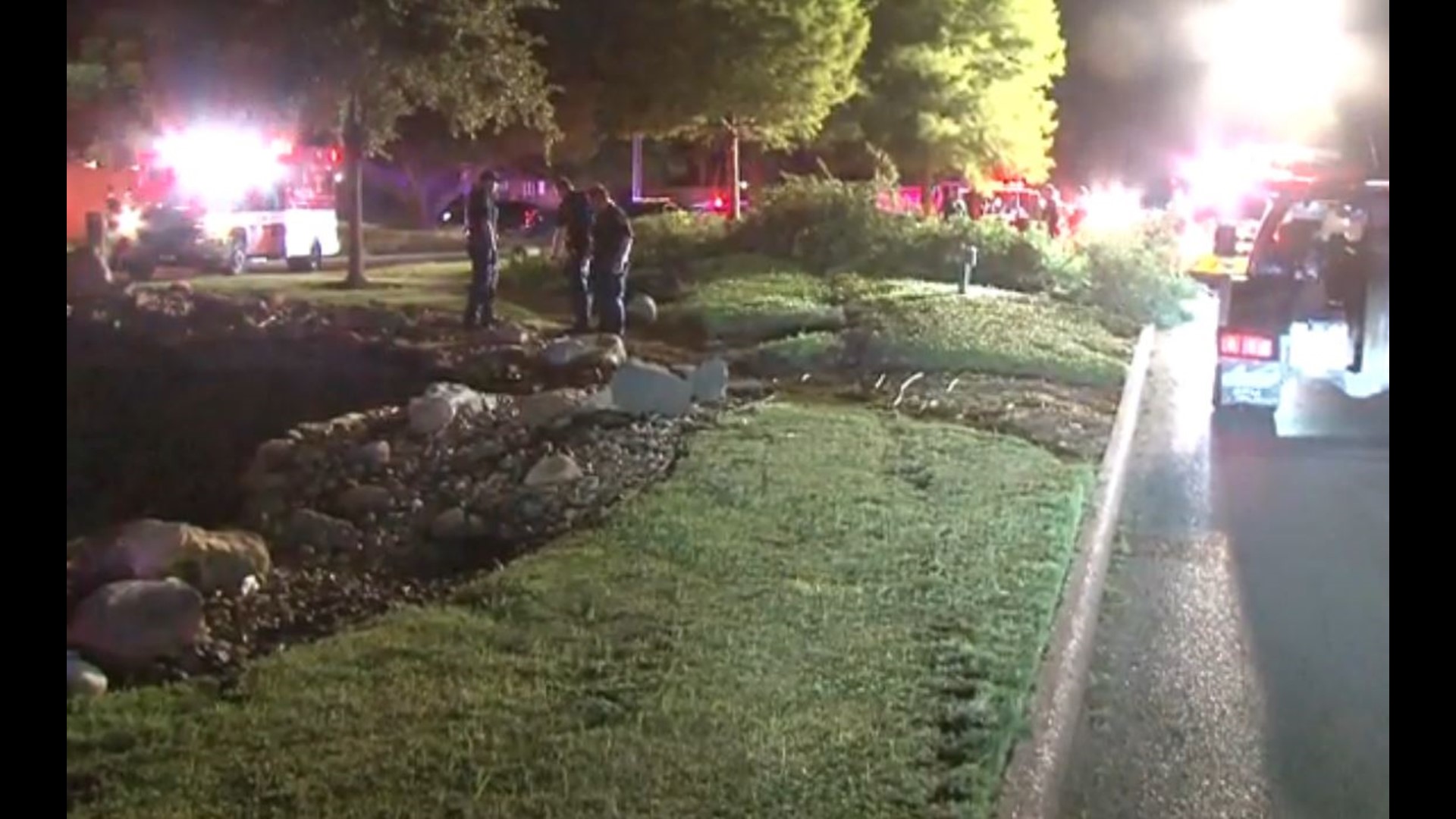 2 men hurt, Corvette destroyed in high-speed crash in west Houston ...