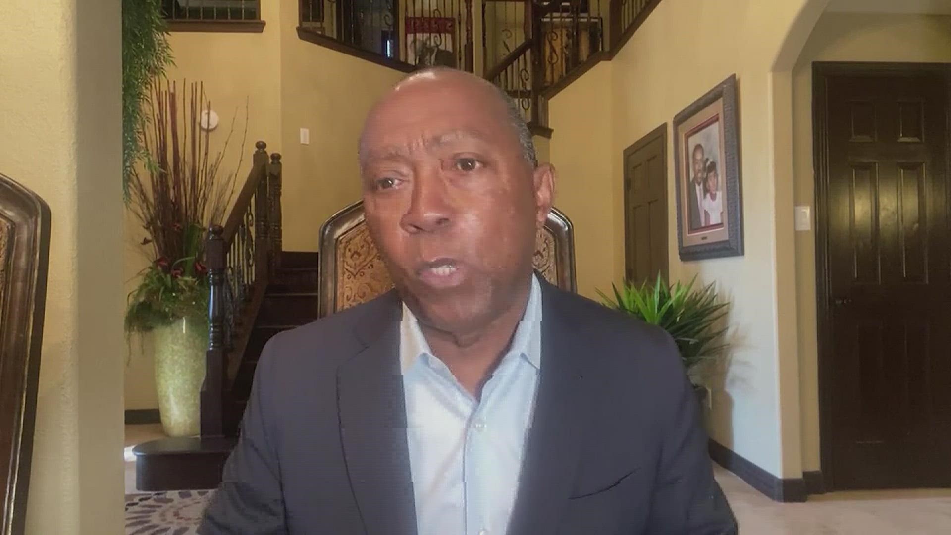 This video is from an interview Mayor Turner did with CNN on Saturday, a day after eight people died at Astroworld Festival