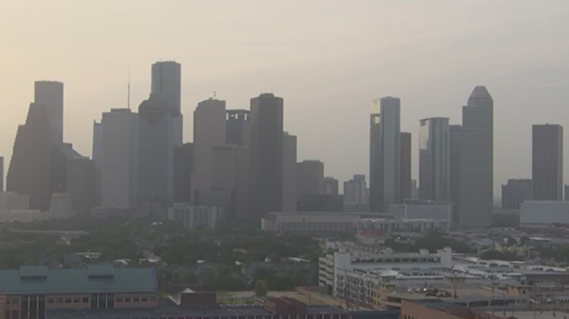 African dust brings hazy skies, poor air quality, dramatic sunsets to