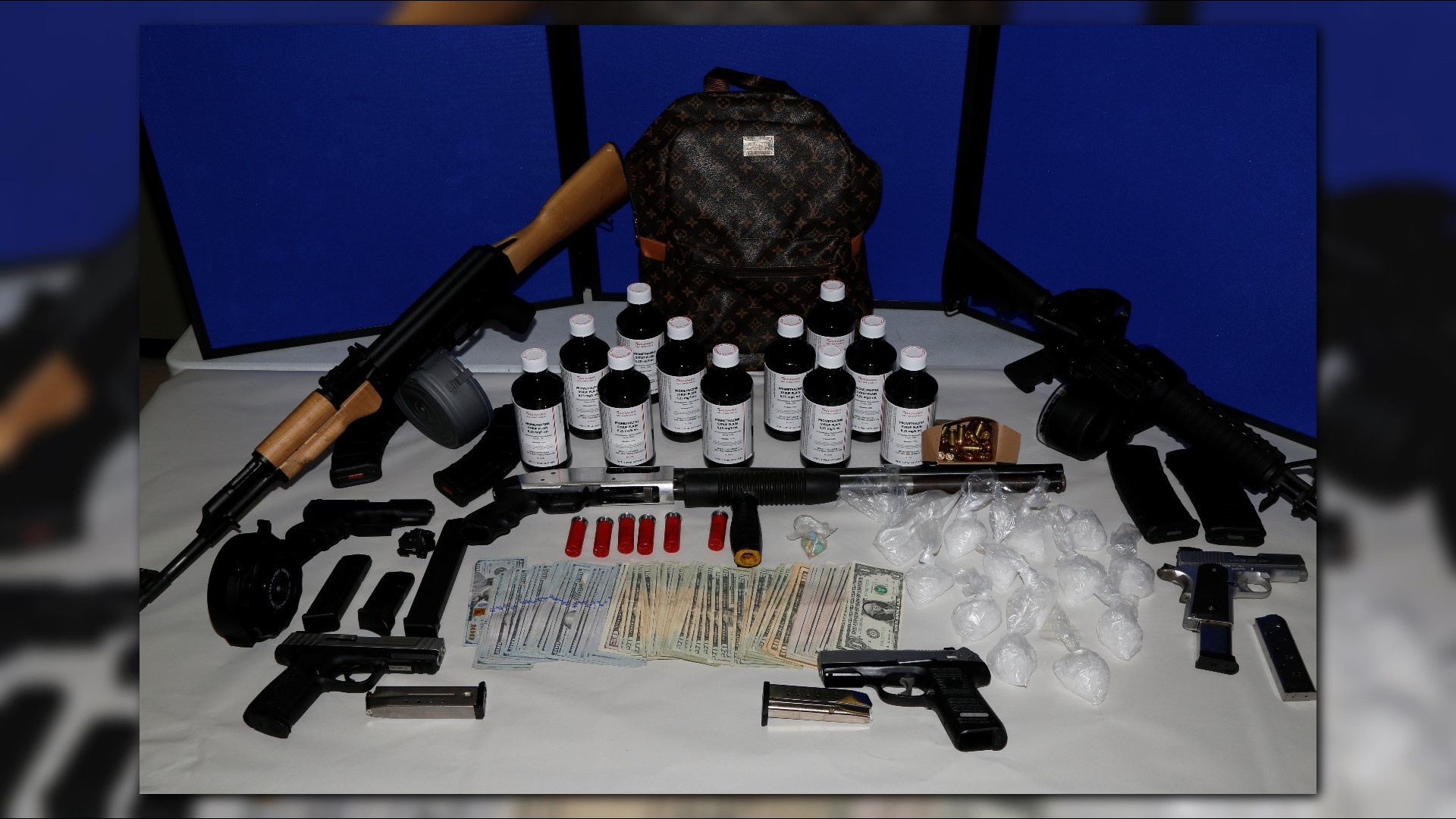 Photos: Five arrested, weapons and drugs seized in SWAT operation ...