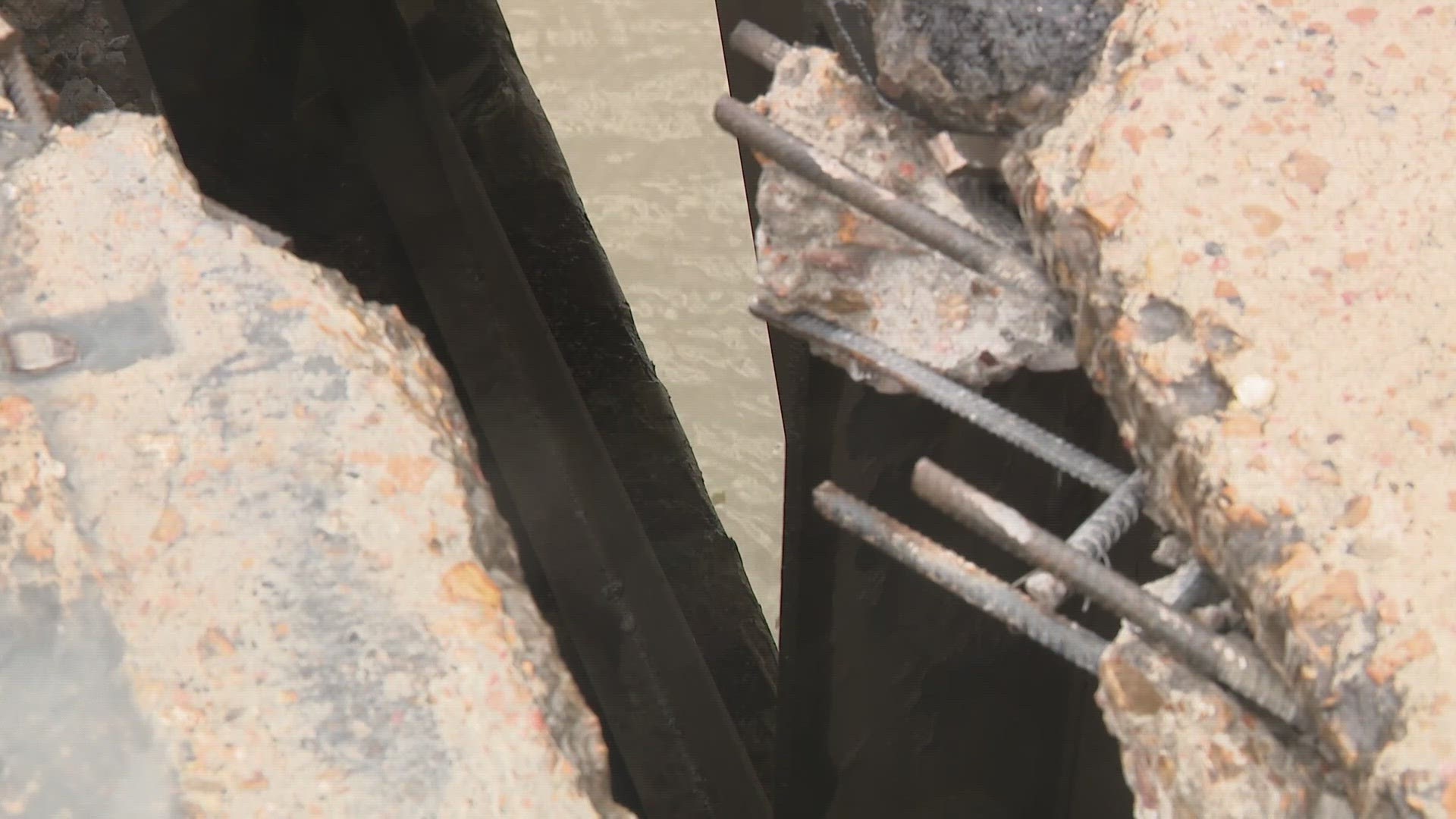 TxDOT said they put a temporary fix in place since the materials needed for a permanent fix are on backorder.