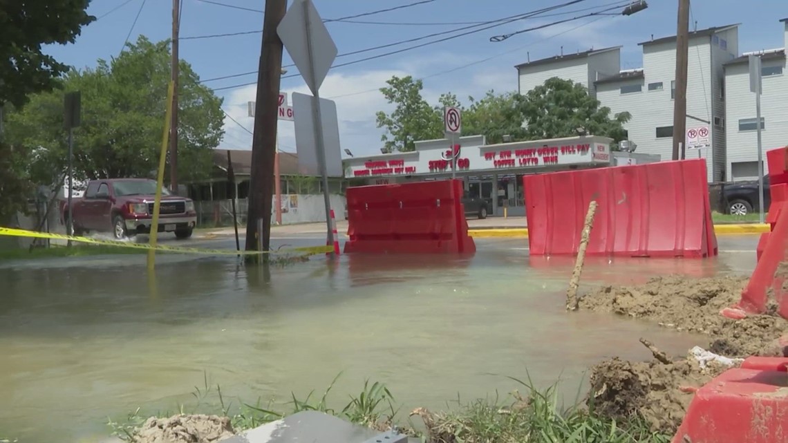 Heights water break, low pressure | Houston, Texas news | khou.com