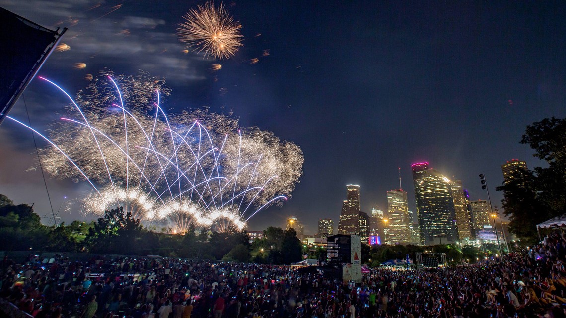 Fireworks Near Me Houston 4th Of July Khou