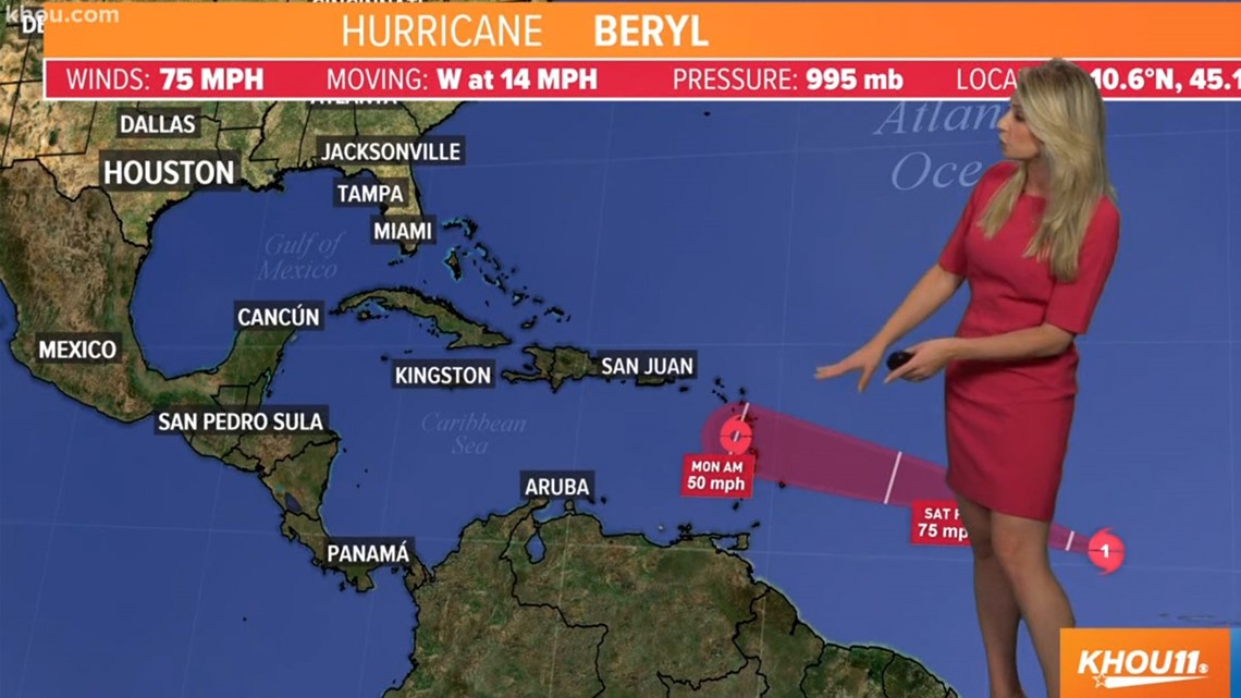 Beryl Becomes First Hurricane Of The Atlantic Season | Khou.com