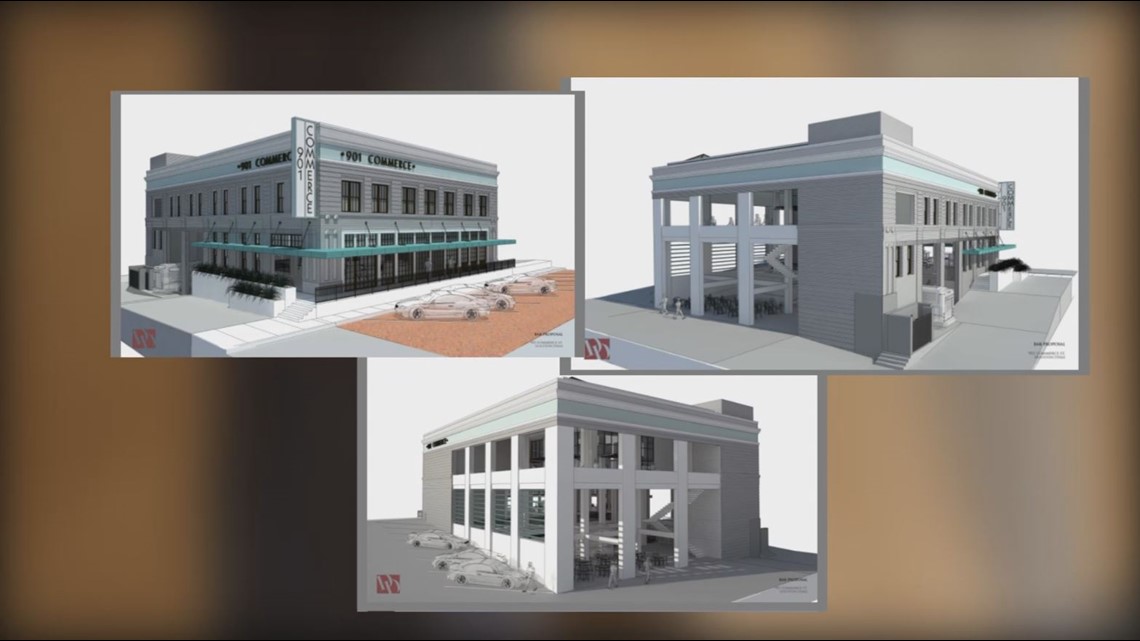 New plans for old Spaghetti Warehouse make it 'floodable' | khou.com
