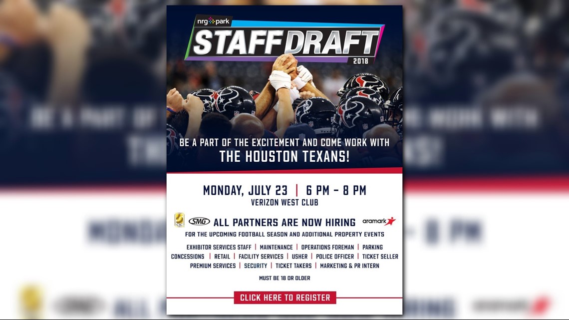 Houston Texans 2018 Home Games at NRG Stadium