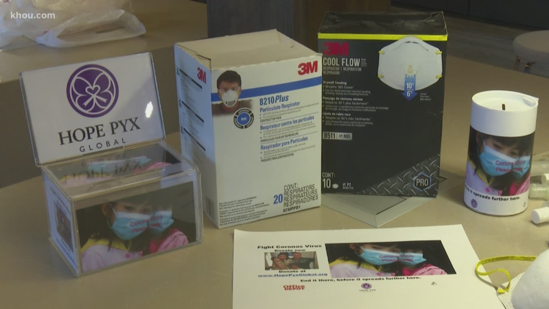 Chinese-Americans in Houston are buying and sending supplies to relatives in China to help stop the spread of Coronavirus and keep them safe amid the threat.