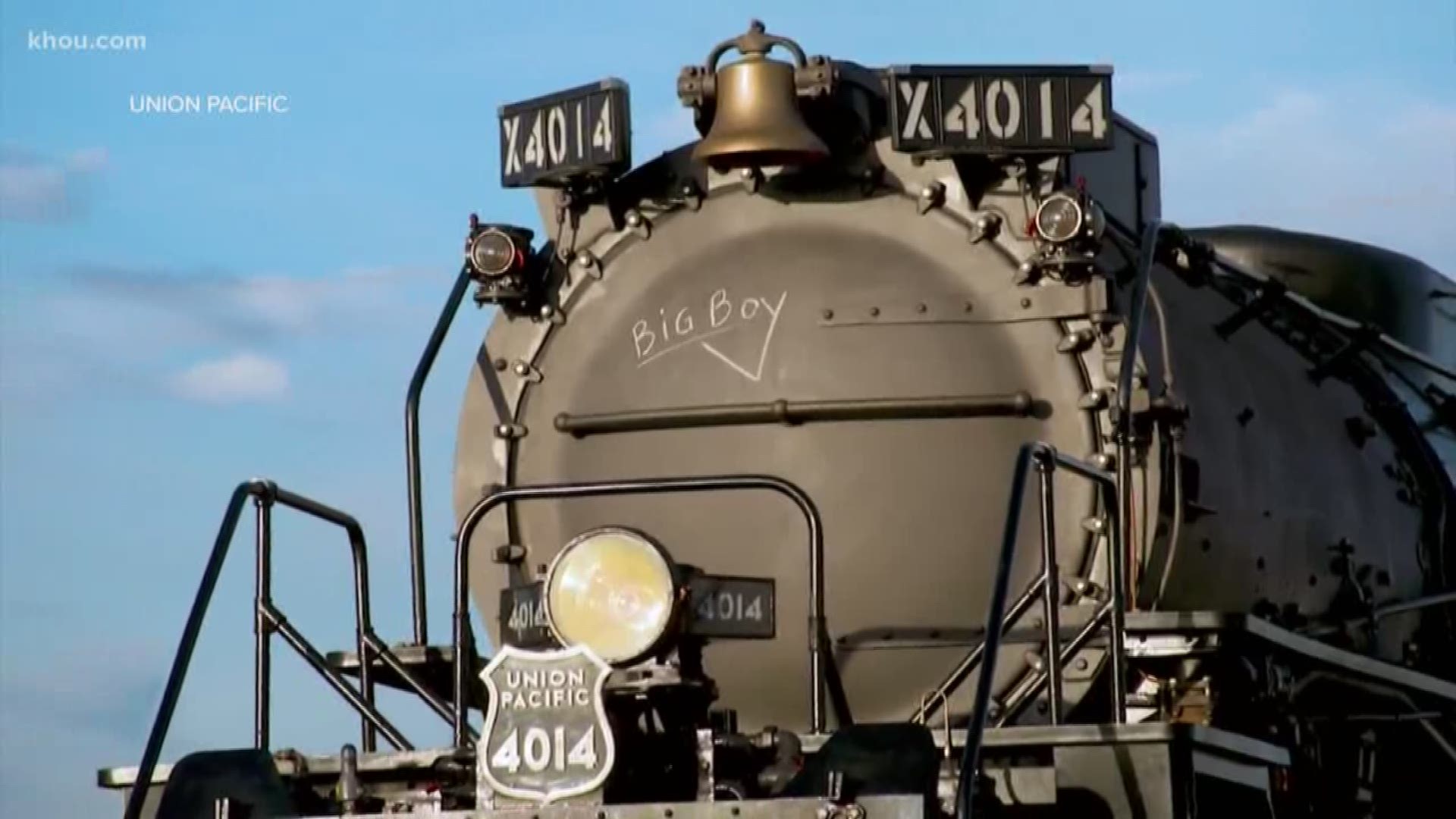 Union Pacific's Big Boy engine picked up a new passenger in Houston: the Bush 4141 train.