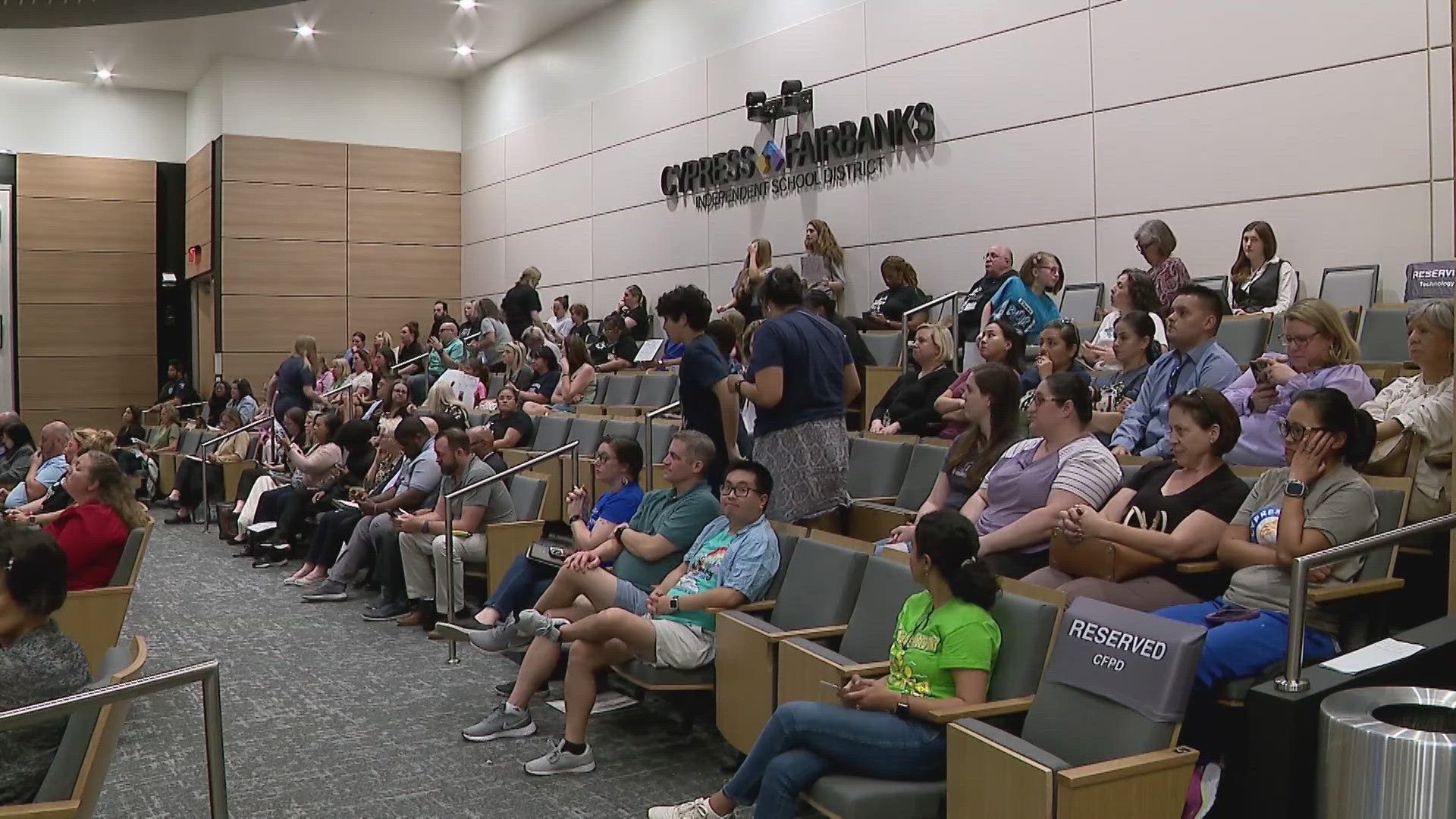 The CFISD school board voted to remove chapters that reference climate change, vaccines and diversity."We need to be appalled at these actions," an ex-member said.