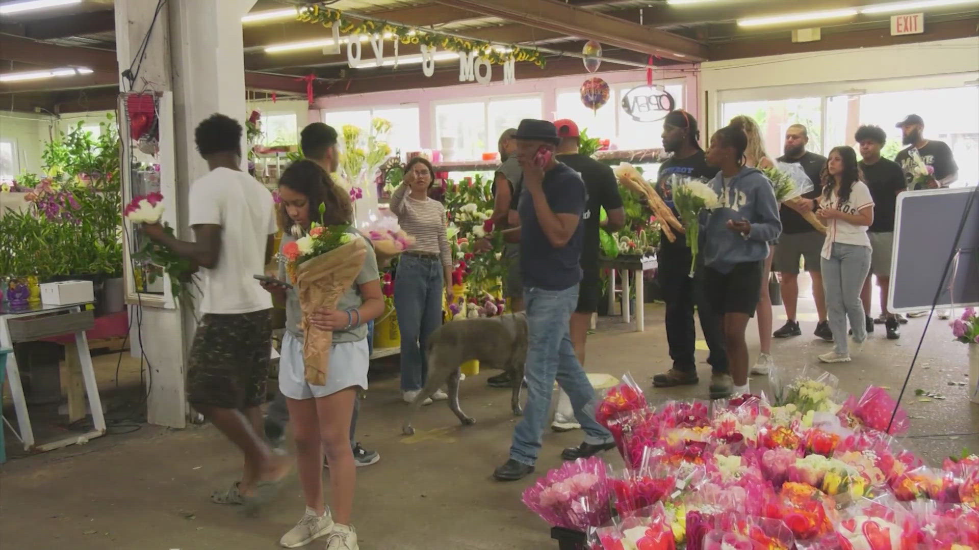 Florists across Houston work overtime to create perfect bouquets for Mother's Day. Locals share the best advice and meaningful lessons they've received from mom.