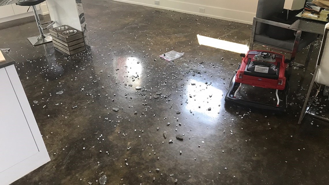 PHOTOS Houston family's glass table shatters without warning