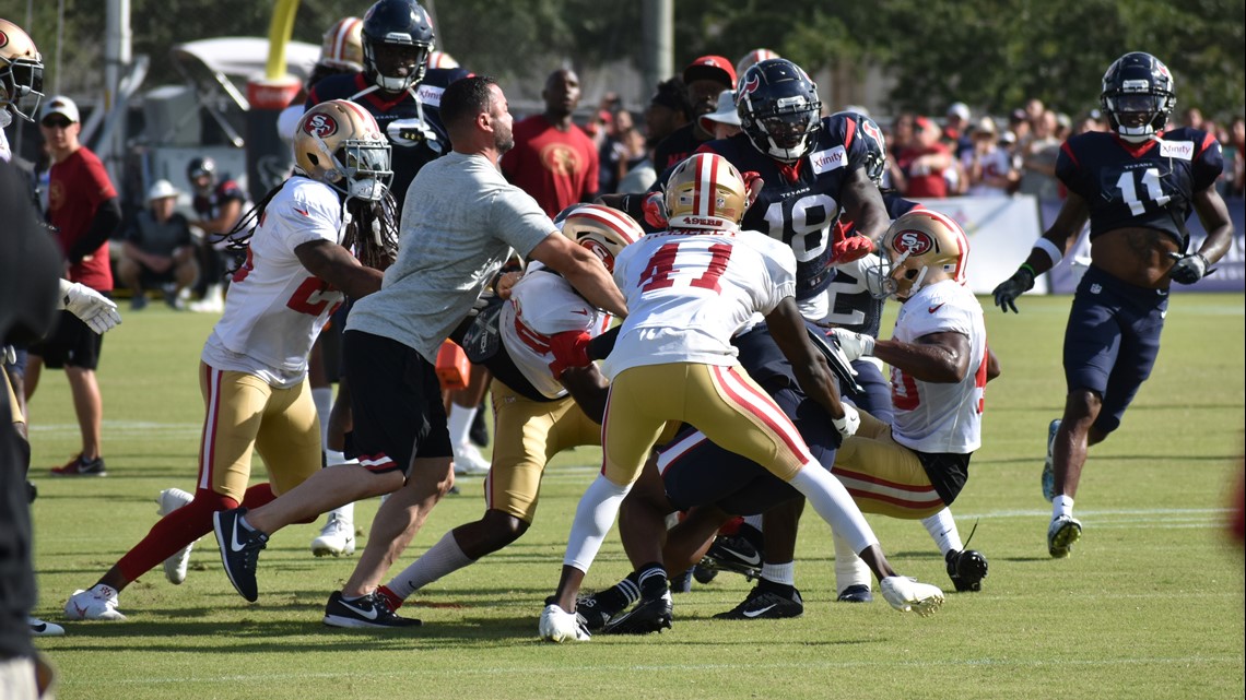 Flashback: The time Jimmie Ward fought DeAndre Hopkins at Texans-49ers  joint training camp