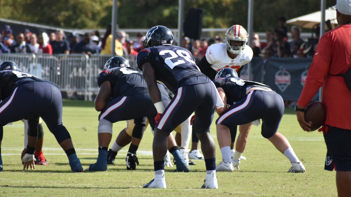 Fight at Houston Texans camp after tempers flare between DeAndre Hopkins  and 49ers' Jimmie Ward