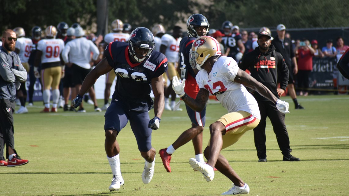 Fight at Houston Texans camp after tempers flare between DeAndre Hopkins  and 49ers' Jimmie Ward