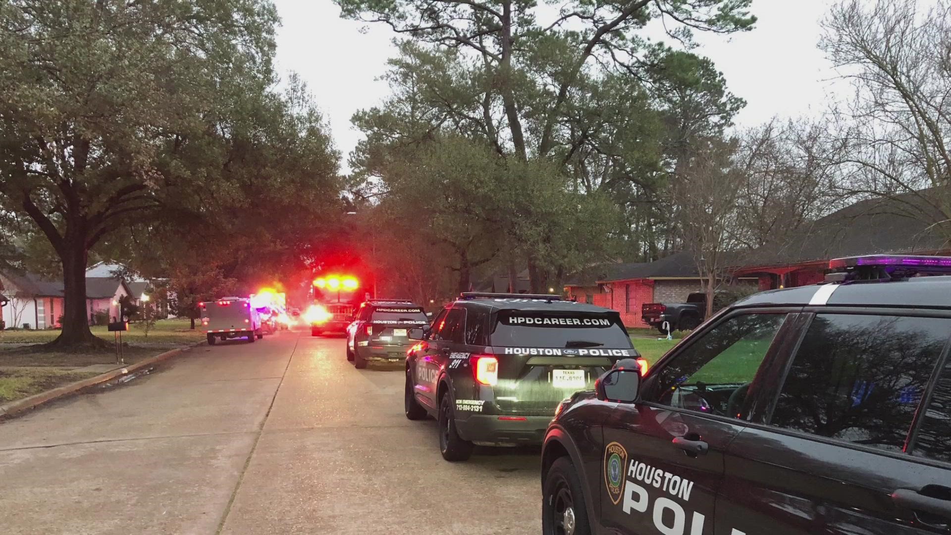 A man was killed by his neighbor's dogs Wednesday in the Acres Homes area, according to Houston police.