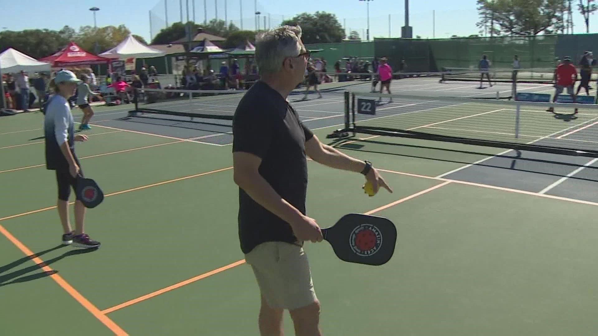 National Pickleball tournament in HTown this weekend and KHOU 11's Ron