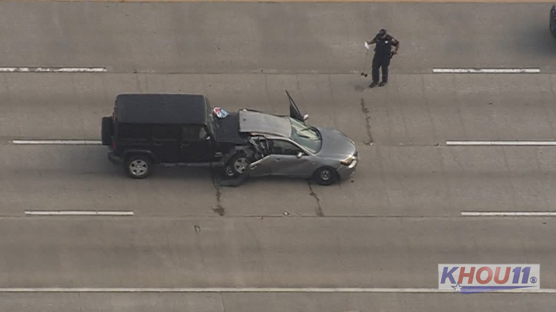 Photos Deadly crash involving Jeep on I10 East in Houston