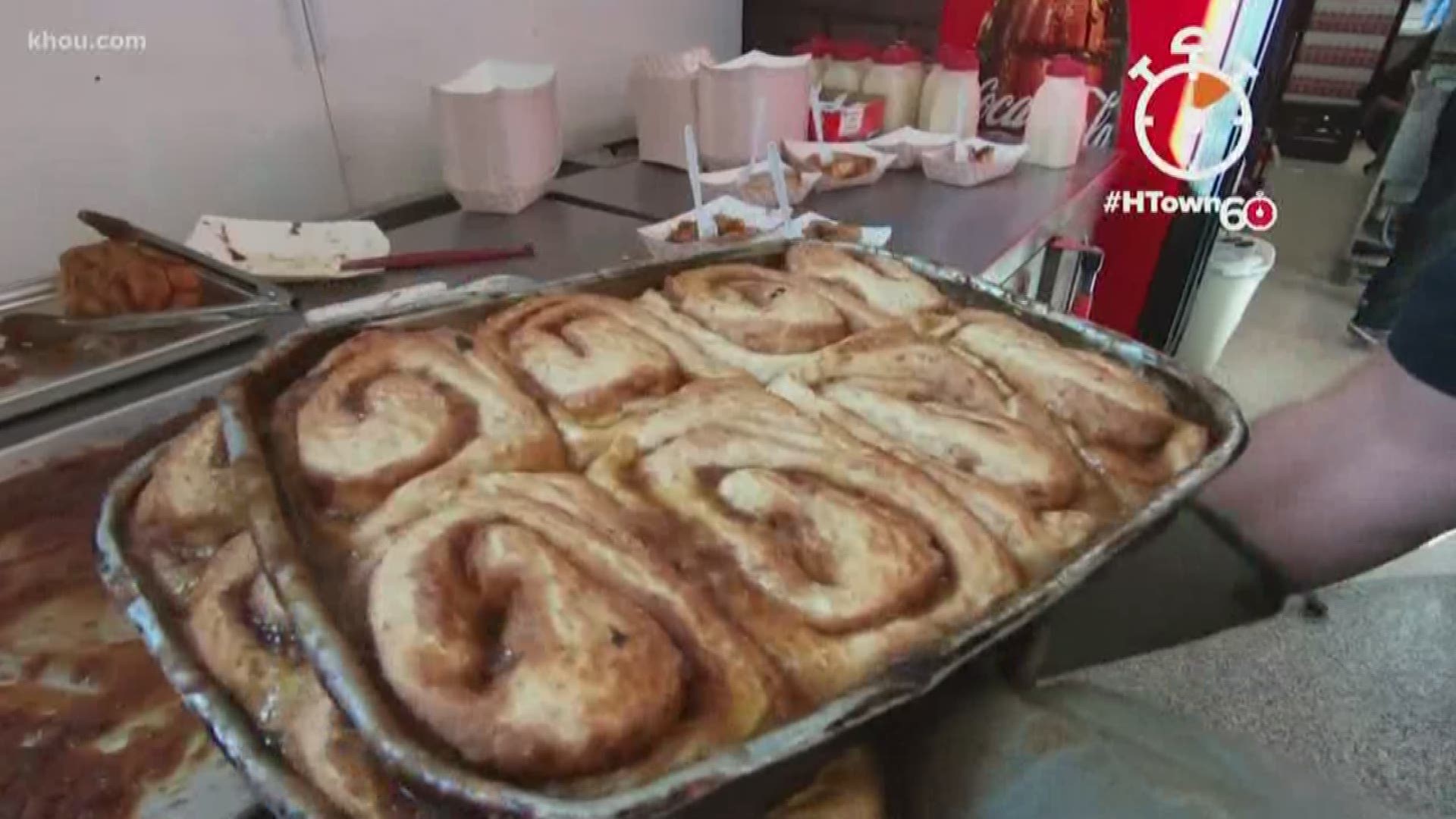 You'll find plenty of sweet treats at the rodeo, but this morning we're checking out a fan favorite. Brandi Smith is tasting Stubby's Cinnamon Rolls in your HTown60.