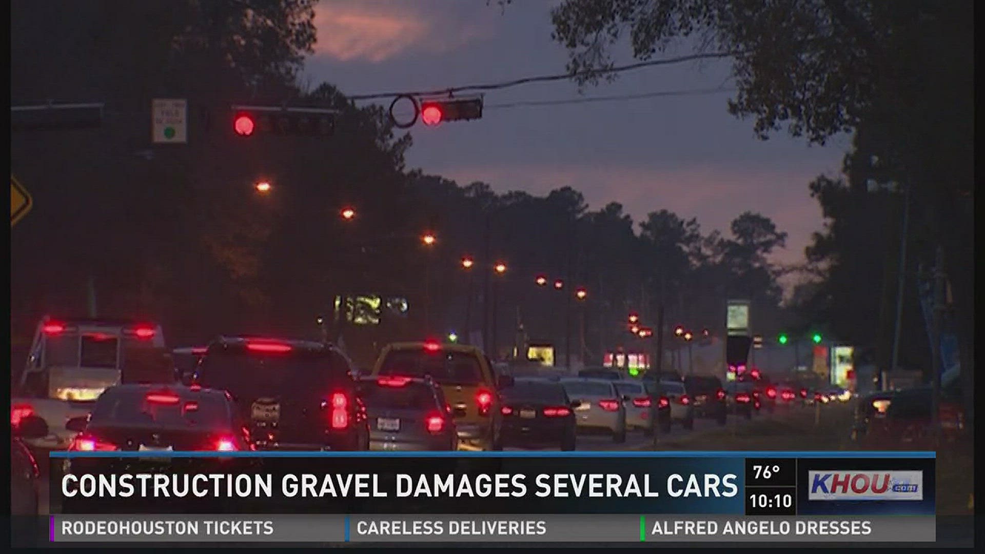 Lots of drivers say they are frustrated because the road that leads them home is causing lots of damage to their cars.