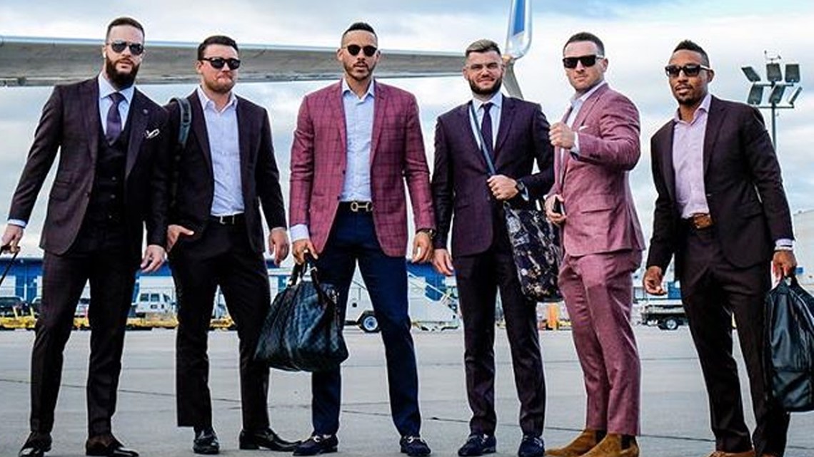 PHOTOS: Astros look more like GQ models for final regular season road trip