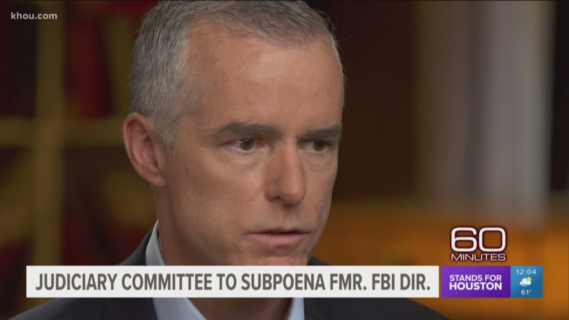 Was there a secret effort to remove President Trump from office? The Senate Judiciary Committee plans to subpoena former FBI Director Jim Mccabe who says 'yes' and Deputy Attorney General Rod Rosenstein, who says 'no.’ Major Garrett has the latest fallout from McCabe's “60 minutes” interview.