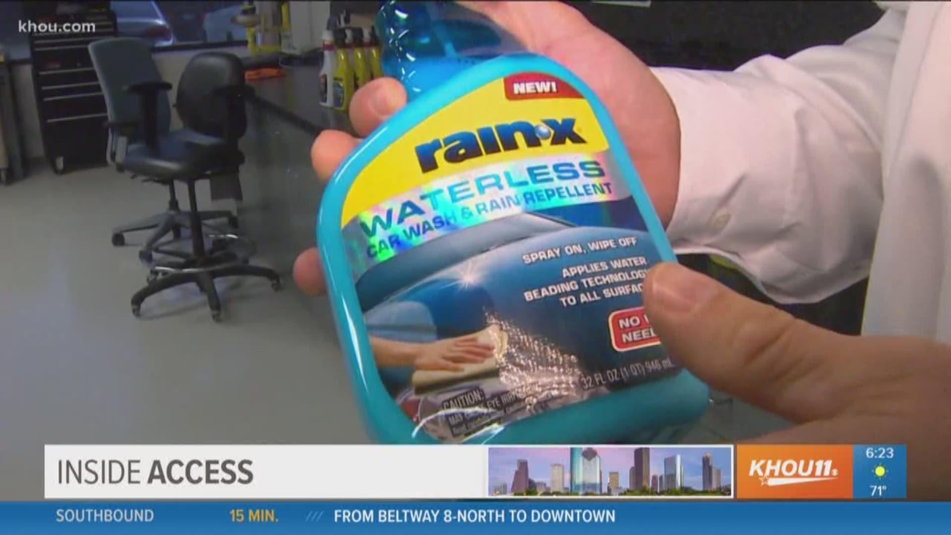 On Thursday, we have Inside Access to ITW Global Brands. You may not recognize that name but you probably recognize the name of the most popular product they make. They make Rain-X - the stuff that makes water bead and roll right off your car and windshie