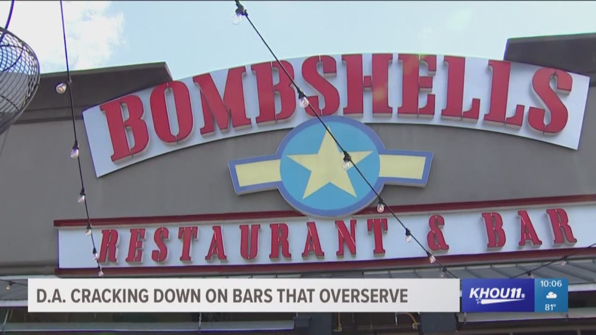 The Harris County District Attorney's Office has issued a temporary restraining order against Bombshells Restaurant and Bar in southeast Houston in   a first step toward trying to close it down for good.