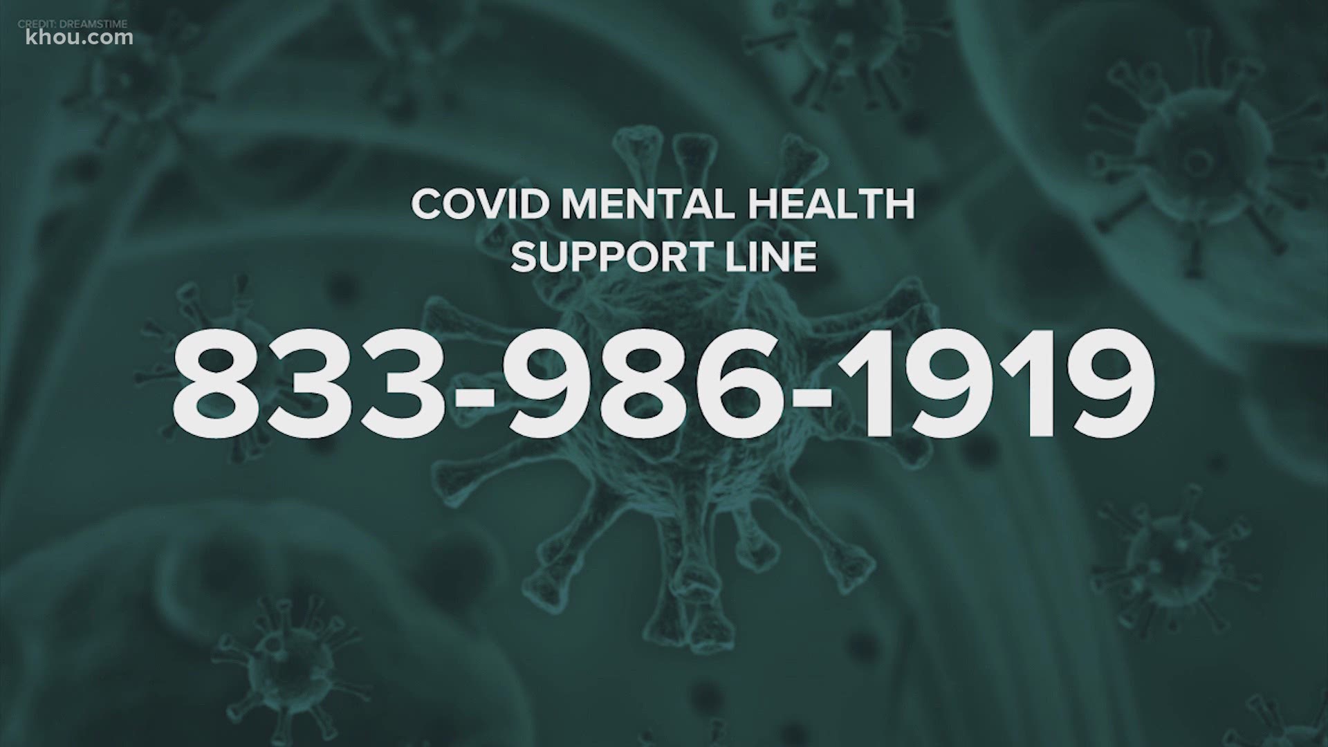 Texas has a covid mental health support line you can call at 833-986-1919.