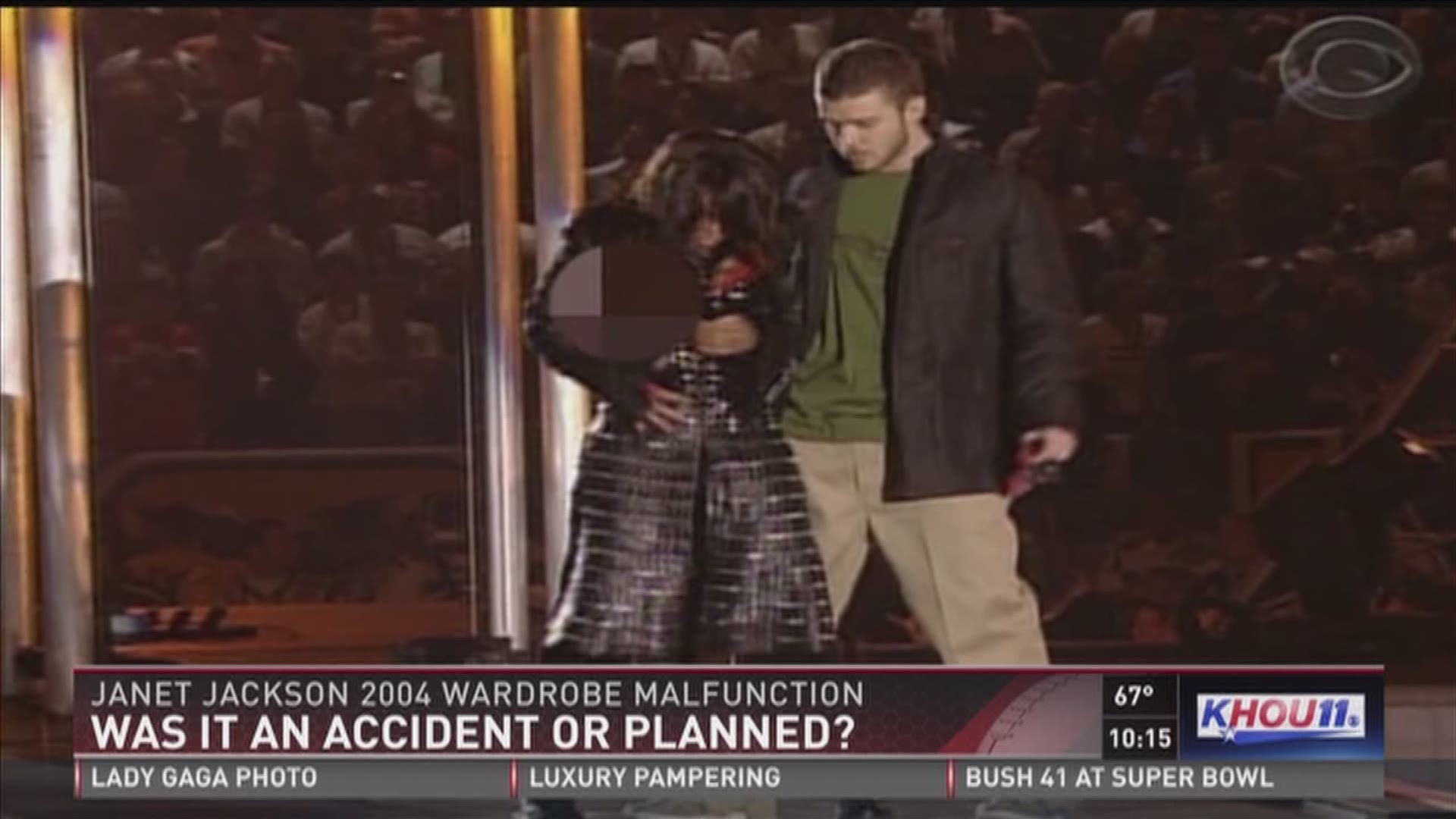 Thirteen years ago Janet Jackson had the infamous wardrobe malfunction seen around the world at Super Bowl 38 here in Houston but was it an accident or a publicity stunt?