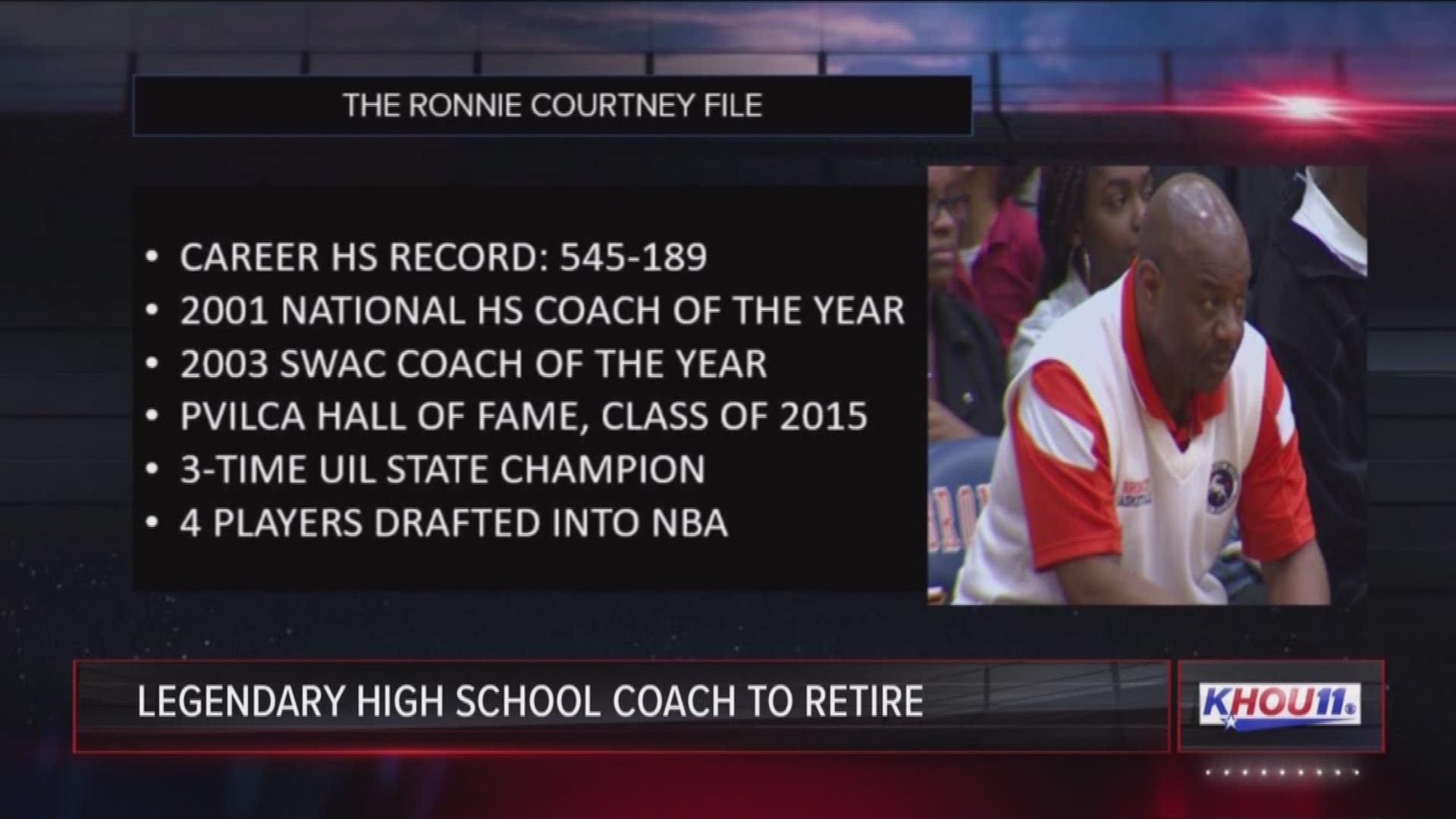 Legendary high school coach Ronnie Courtney to retire