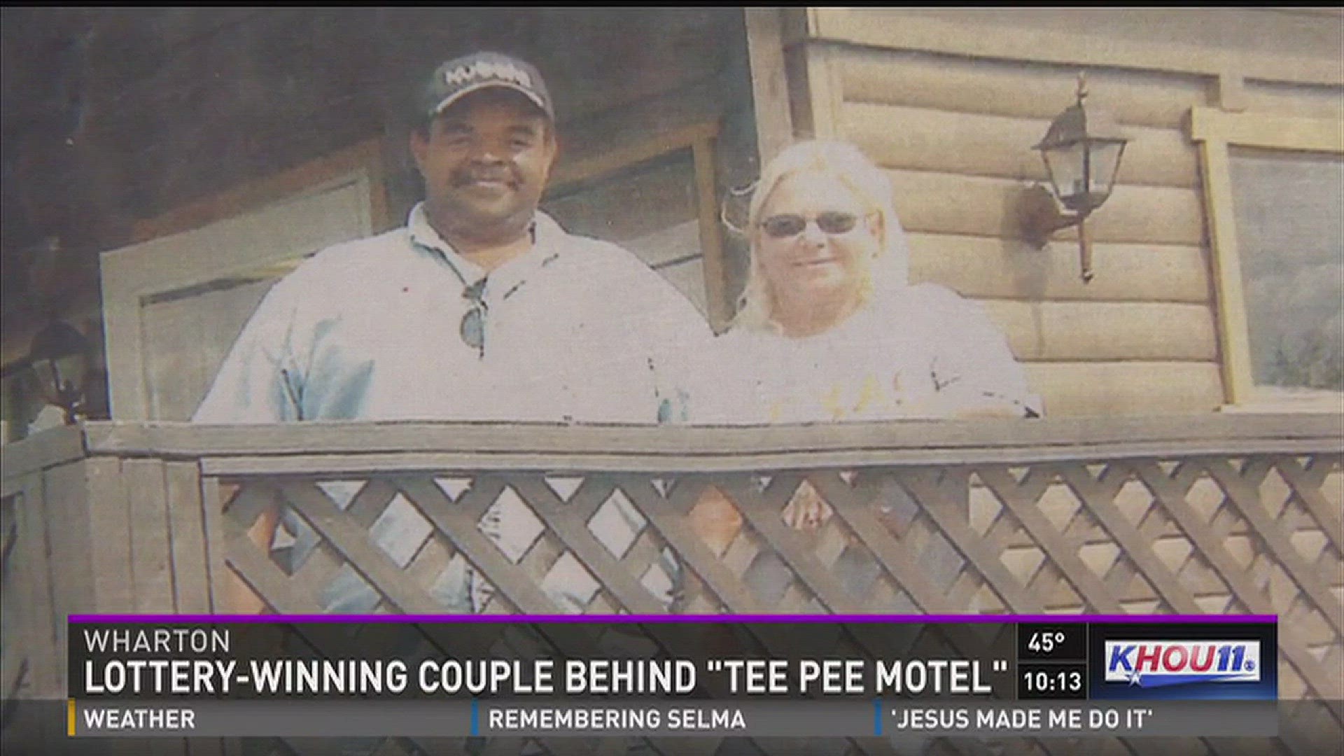 Lottery-winning couple behind Teepee Motel | khou.com